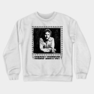 Gordon Lightfoot /\/\ Retro Style Country Fan Design Crewneck Sweatshirt